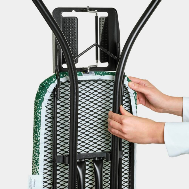 Τραπέζι σιδερώματος Brabantia A 1008891, 110x30 cm, 7 θέσεις ρύθμισης, υποδοχή σίδερου, κίτρινο/πράσινο