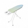 Τραπέζι σιδερώματος Brabantia B 1008892, 124x38 cm, 7 θέσεις ρύθμισης, Μεγάλη θήκη σίδερου, Πράσινο/Μπλε