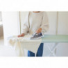 Τραπέζι σιδερώματος Brabantia B 1008892, 124x38 cm, 7 θέσεις ρύθμισης, Μεγάλη θήκη σίδερου, Πράσινο/Μπλε