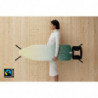 Τραπέζι σιδερώματος Brabantia B 1008894, 124x38 cm, 7 θέσεις ρύθμισης, Μεγάλη θήκη σίδερου, Κίτρινο/πράσινο