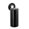 Brabantia 1008916 Καλάθι πλυντηρίου ρούχων, 35 L, πλαστικό καπάκι, πλήρωση χωρίς άνοιγμα, οπές εξαερισμού, μαύρο