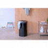 Brabantia 1008918 Καλάθι πλυντηρίου, 60 L, πλαστικό καπάκι, πλήρωση χωρίς άνοιγμα, οπές εξαερισμού, μαύρο