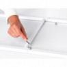 Πολυλειτουργική κρεμάστρα ρούχων Brabantia Linn 1008928, 3 ράφια, Οβάλ μέρος για κρέμασμα σακακιού, Ανθεκτικό στη διάβρωση, Λευκό