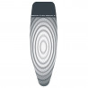 Κάλυμμα τραπεζιού σιδερώματος Brabantia D 90300168, 135x45 cm, 2 mm, Ανθεκτική στη θερμότητα ζώνη σιδερώματος, Σκούρο γκρι/λευκό