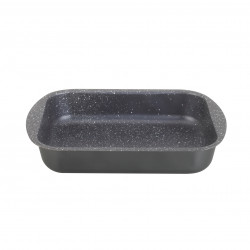 Ταψί Oliver Voltz OV51222N25S, 25 cm, Μαρμάρινο φινίρισμα, Ορθογώνιο, Μαύρο