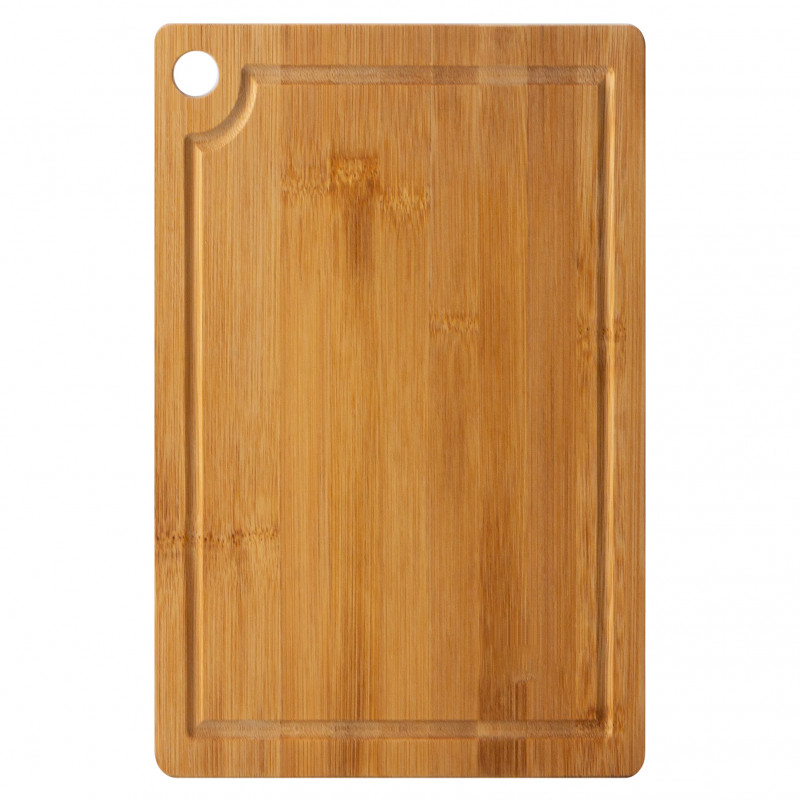 Σανίδα κοπής Rosberg R51635DL, 32x22 cm, Διπλής όψης, Μπαμπού, Καφέ