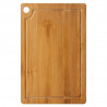 Σανίδα κοπής Rosberg R51635DL, 32x22 cm, Διπλής όψης, Μπαμπού, Καφέ