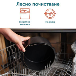 Σετ 6 αξεσουάρ για φριτέζα ζεστού αέρα Cosori C158-6AC-EUR, χωρίς BPA, Μαύρο