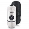 Φορητή μηχανή εσπρέσο Wacaco Nanopresso Chill White, 18bar, 80 ml, Για αλεσμένο καφέ, Δεν χρειάζεται φόρτιση ή μπαταρίες, Θήκη μεταφοράς, Λευκό