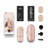 Φορητή μηχανή εσπρέσο Wacaco Nanopresso Dark Soul Pink, 18bar, 80 ml, Για αλεσμένο καφέ, Δεν χρειάζεται φόρτιση ή μπαταρίες, Θήκη μεταφοράς, Ροζ