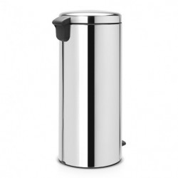 Κάδος με πεντάλ  Brabantia NewIcon 649055, 30 l, Εύκολο κλείσιμο, Αντιολισθητική βάση, Inox