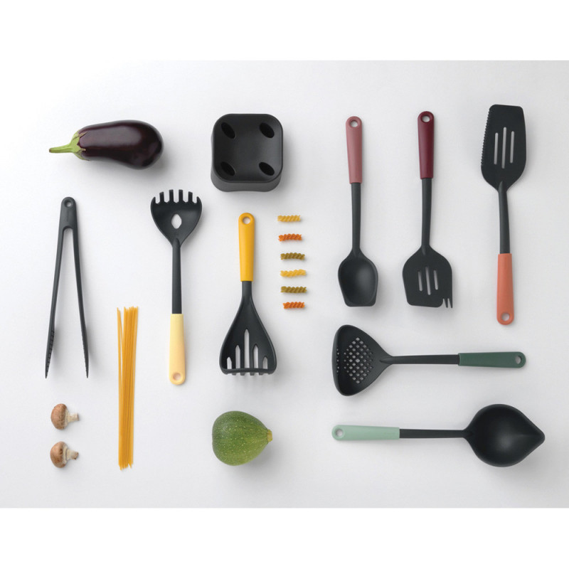 Μαχαίρι ξεφλουδίσματος Brabantia Tasty+ 1001166, 9 cm, Σκληρυμένος χάλυβας, Ανθεκτικό σε γρατζουνιές και διάβρωση, Σκούρο γκρι