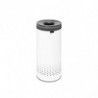 Brabantia 1004178 Καλάθι πλυντηρίου, 35 L, πλαστικό καπάκι, πλήρωση χωρίς άνοιγμα, οπές εξαερισμού, λευκό