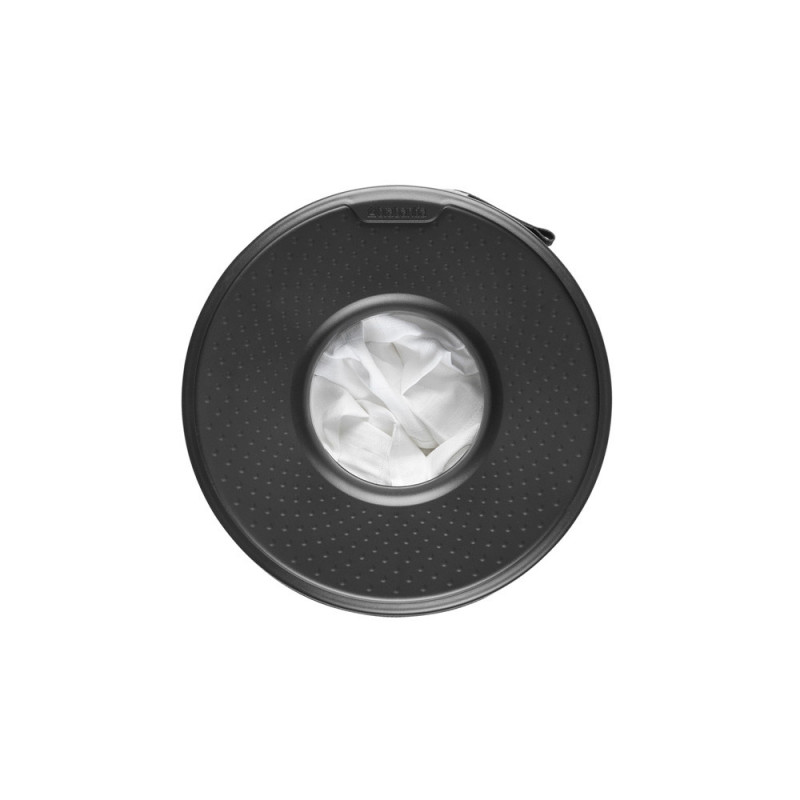 Brabantia 1004178 Καλάθι πλυντηρίου, 35 L, πλαστικό καπάκι, πλήρωση χωρίς άνοιγμα, οπές εξαερισμού, λευκό