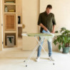 Τραπέζι σιδερώματος Brabantia B 1005616, 124x38 cm, 7 θέσεις ρύθμισης, Σιδεροθήκη, Πράσινο