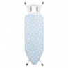Τραπέζι σιδερώματος Brabantia C 1005620, 124x45 cm, 7 θέσεις ρύθμισης, Μεγάλη θήκη σίδερου, Μπλε ανοιχτό χρώμα