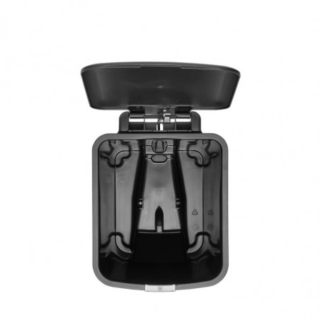 Κάδος απορριμμάτων με πεντάλ Brabantia StepUp 1008479, 16 L, Οικολογικά υλικά, Μεγάλο άνοιγμα, Σκούρο γκρι