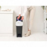 Κάδος απορριμμάτων με πεντάλ Brabantia StepUp 1008479, 16 L, Οικολογικά υλικά, Μεγάλο άνοιγμα, Σκούρο γκρι