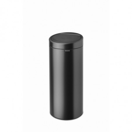 Κάδος Brabantia Touch Bin New 1008860, 30 l, αθόρυβο και ομαλό κλείσιμο, σκούρο γκρι