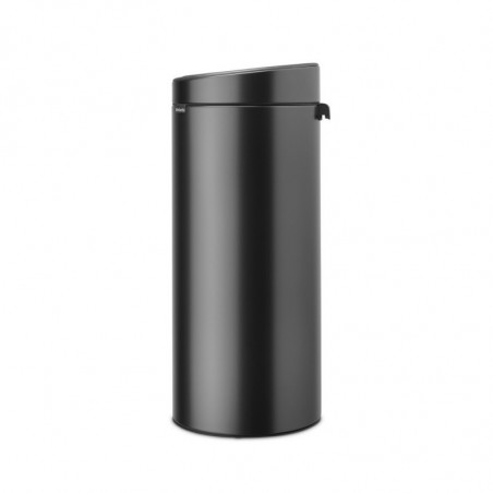 Κάδος Brabantia Touch Bin New 1008860, 30 l, αθόρυβο και ομαλό κλείσιμο, σκούρο γκρι