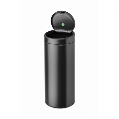 Κάδος Brabantia Touch Bin New 1008860, 30 l, αθόρυβο και ομαλό κλείσιμο, σκούρο γκρι