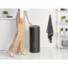 Κάδος Brabantia Touch Bin New 1008860, 30 l, αθόρυβο και ομαλό κλείσιμο, σκούρο γκρι