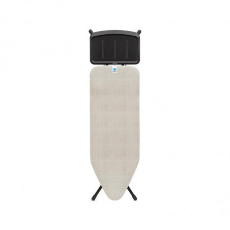 Τραπέζι σιδερώματος Brabantia C 1003374, 124x45 cm, 7 θέσεις ρύθμισης, υποδοχή γεννήτριας ατμού, ανοιχτό γκρι