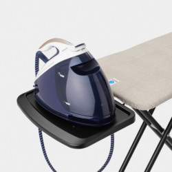 Τραπέζι σιδερώματος Brabantia C 1003374, 124x45 cm, 7 θέσεις ρύθμισης, υποδοχή γεννήτριας ατμού, ανοιχτό γκρι