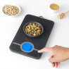 Ζυγαριά κουζίνας Brabantia Tasty+ 1001251, Μέχρι 5 kg, 3x μπαταρίες AAA, Ταράζ, οθόνη LCD, Σκούρο γκρι
