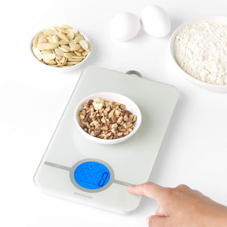 Brabantia Tasty+ 1001252, Μέχρι 5 κιλά, 3x μπαταρίες ΑΑΑ, TARA, οθόνη LCD, ανοιχτόχρωμο