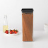 Βάζο αποθήκευσης Brabantia Tasty+ 1001173, 2,5 l, Πλυντήριο πιάτων και ψυγείο, Σκούρο γκρι