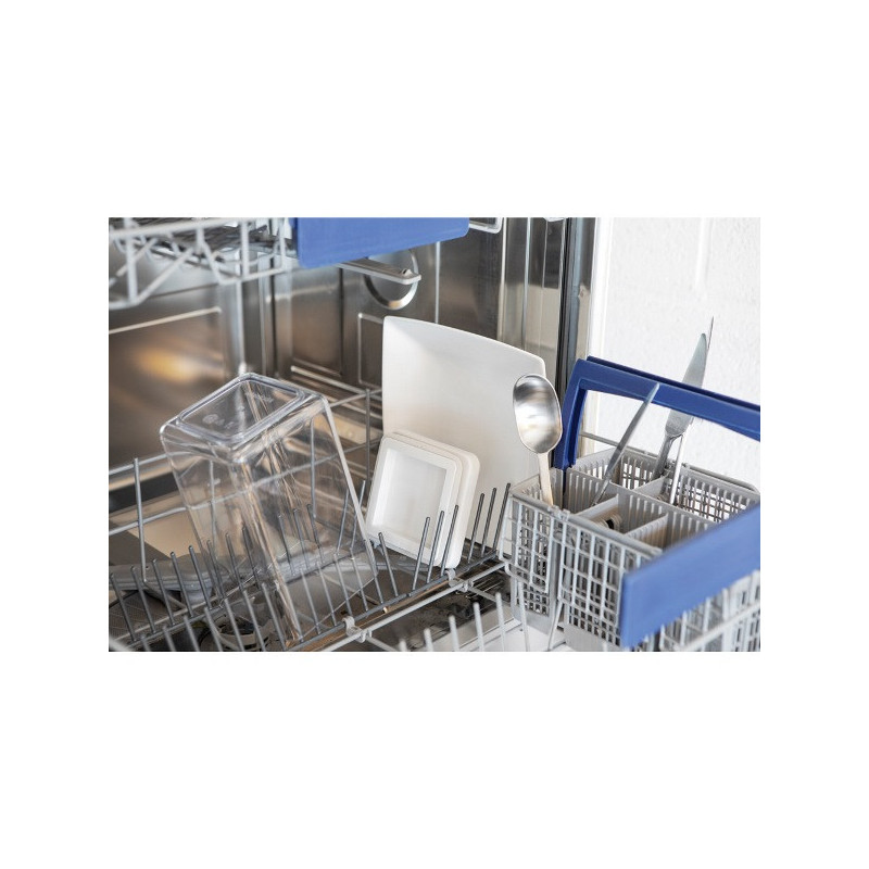 Σετ 4 βάζα Brabantia Tasty+ 1001174, 700/1,6l, Στοιβαζόμενη, Διαφανές/Σκούρο γκρι