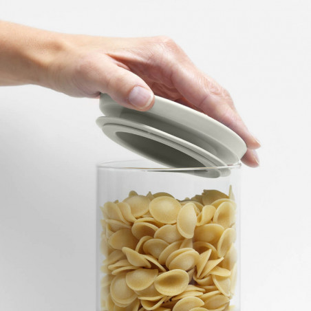 Σετ 3 βάζα Brabantia Stackable 1005602, 300/600/1.1l, Στοιβαζόμενη, Πολύχρωμη