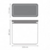 Κουτί αποθήκευσης Brabantia Tasty+ Stackable 1008876, 3,5 l, Σφραγισμένο με σιλικόνη, χωρίς BPA, Ανοιχτό γκρι
