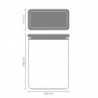 Κουτί αποθήκευσης Brabantia Tasty+ Stackable 1008878, 5,4 l, Σφραγισμένο με σιλικόνη, χωρίς BPA, Ανοιχτό γκρι