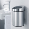 Δοχείο απορριμμάτων Brabantia Touch Bin 647211, 3 λίτρα, Ομαλός και αθόρυβος βρασμός, Τοποθέτηση Stenen, Inox/mat
