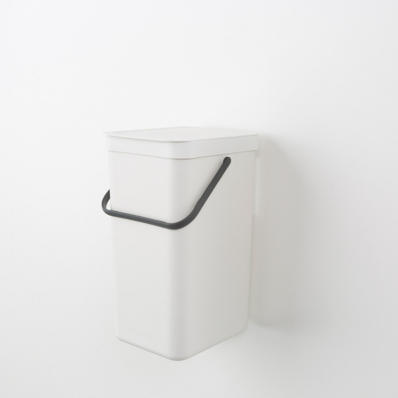 Brabantia Sort&Go κάδος χωριστής συλλογής 648978, 16 l, Χειρολαβή, Επιτοίχιος, Σκούρο γκρι