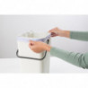 Brabantia Sort&Go κάδος χωριστής συλλογής 648978, 16 l, Χειρολαβή, Επιτοίχιος, Σκούρο γκρι