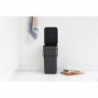 Brabantia Sort&Go κάδος χωριστής συλλογής 648978, 16 l, Χειρολαβή, Επιτοίχιος, Σκούρο γκρι