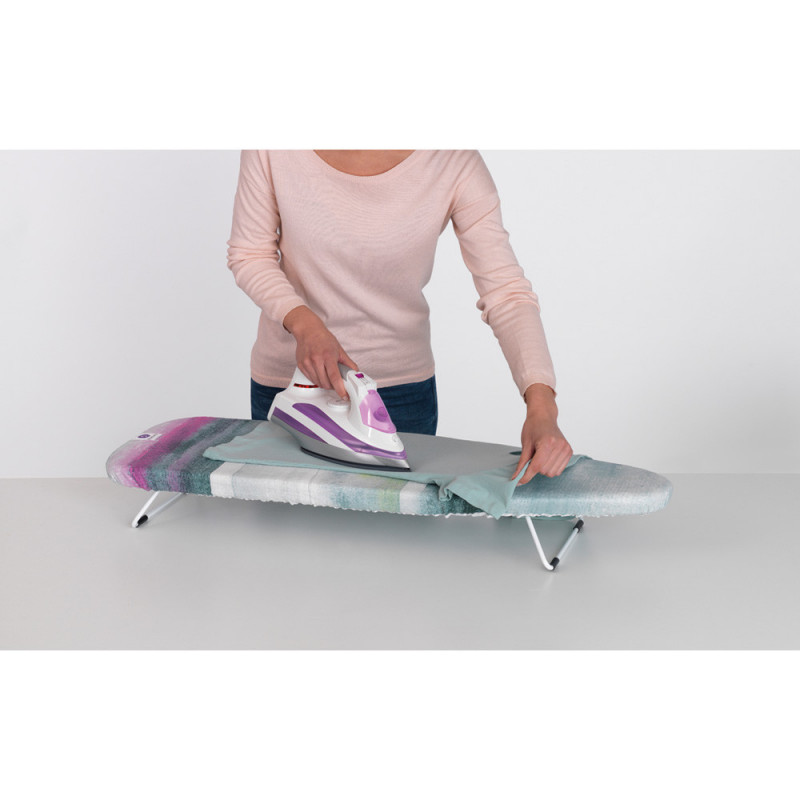 Τραπέζι σιδερώματος Brabantia S 1000819, 95x30 cm, Compact, γάντζος για κρέμασμα, Πολύχρωμο
