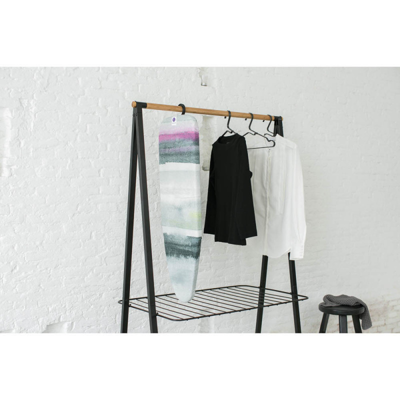 Τραπέζι σιδερώματος Brabantia S 1000819, 95x30 cm, Compact, γάντζος για κρέμασμα, Πολύχρωμο