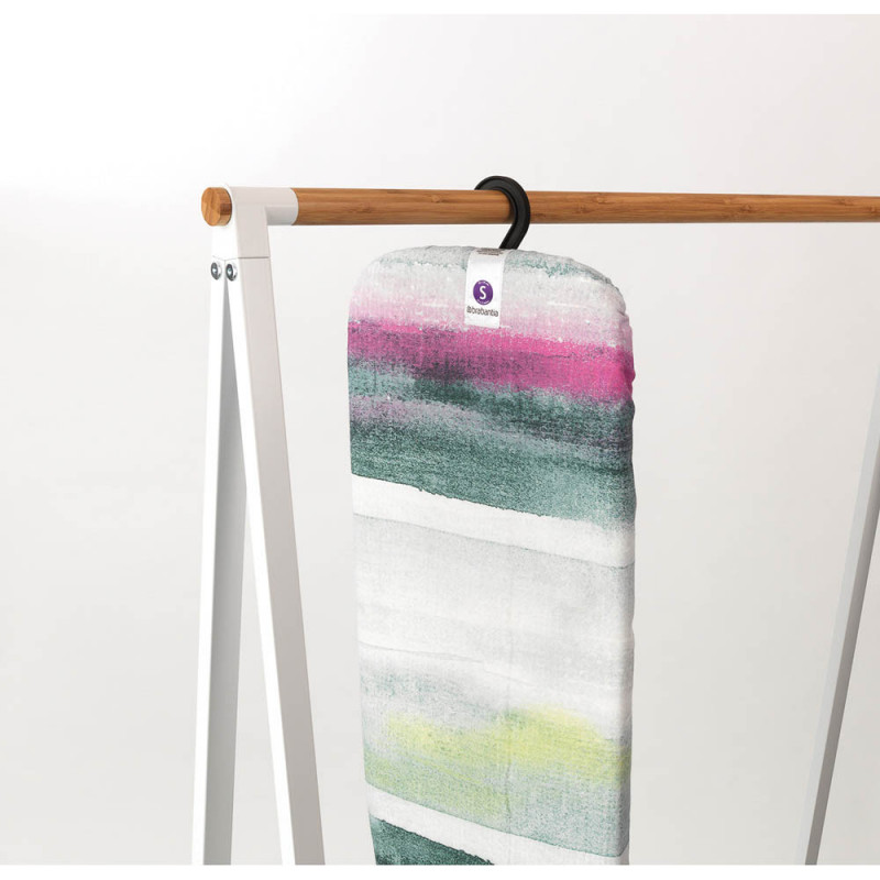 Τραπέζι σιδερώματος Brabantia S 1000819, 95x30 cm, Compact, γάντζος για κρέμασμα, Πολύχρωμο