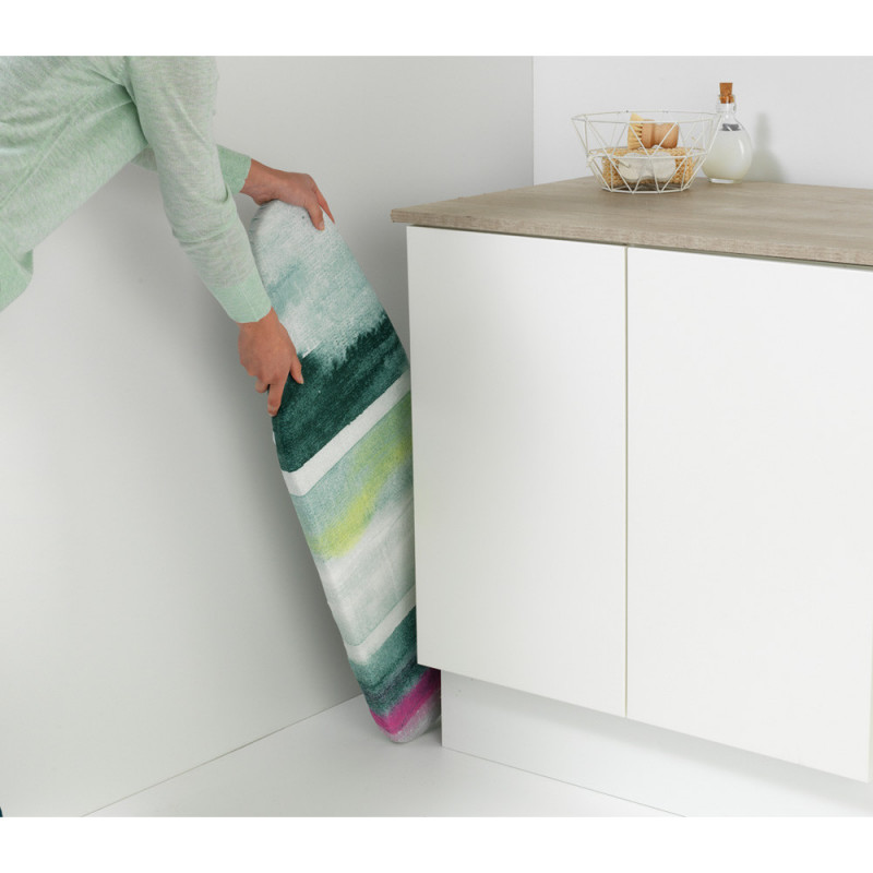 Τραπέζι σιδερώματος Brabantia S 1000819, 95x30 cm, Compact, γάντζος για κρέμασμα, Πολύχρωμο