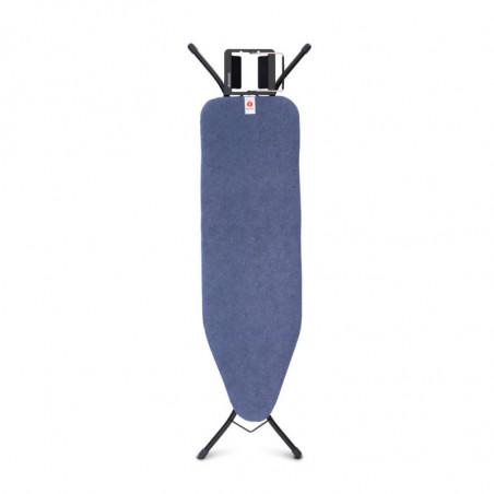 Τραπέζι σιδερώματος Brabantia B 1003336, 124x38 cm, 7 θέσεις ρύθμισης, υποδοχή σίδερου, Μπλε