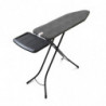 Τραπέζι σιδερώματος Brabantia B 1003351, 124x38 cm, 7 θέσεις ρύθμισης, υποδοχή γεννήτριας ατμού, Μαύρο