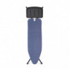 Τραπέζι σιδερώματος Brabantia B 1003352, 124x38 cm, 7 θέσεις ρύθμισης, υποδοχή γεννήτριας ατμού, μπλε