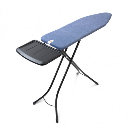 Τραπέζι σιδερώματος Brabantia B 1003352, 124x38 cm, 7 θέσεις ρύθμισης, υποδοχή γεννήτριας ατμού, μπλε