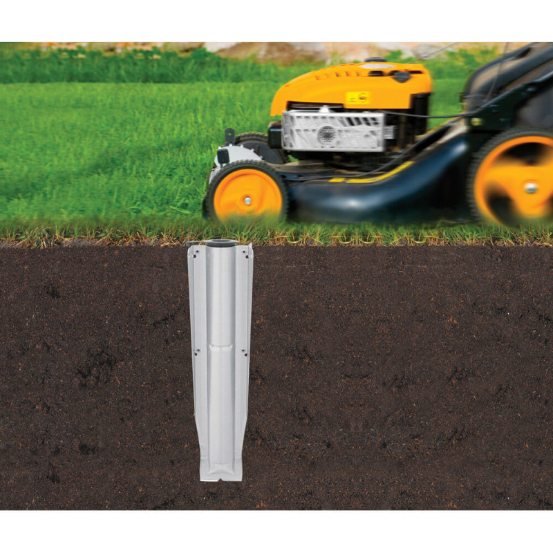 Brabantia Essential Outdoor Space 1003460, 30 m, Άγκυρα σκυροδέματος, θήκη, ανθεκτική στη διάβρωση, Inox