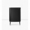Καλάθι πλυσίματος Brabantia Bo 1004177, 2x45 l, Πλήρωση χωρίς άνοιγμα, οπές εξαερισμού, ρυθμιζόμενα πόδια, Μαύρο