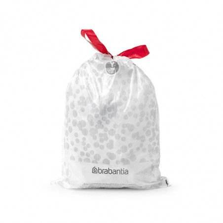 Σακούλες απορριμμάτων Brabantia PerfectFit NewIcon 1005490, μέγεθος Y, 20 l, 40 τεμάχια, λευκό